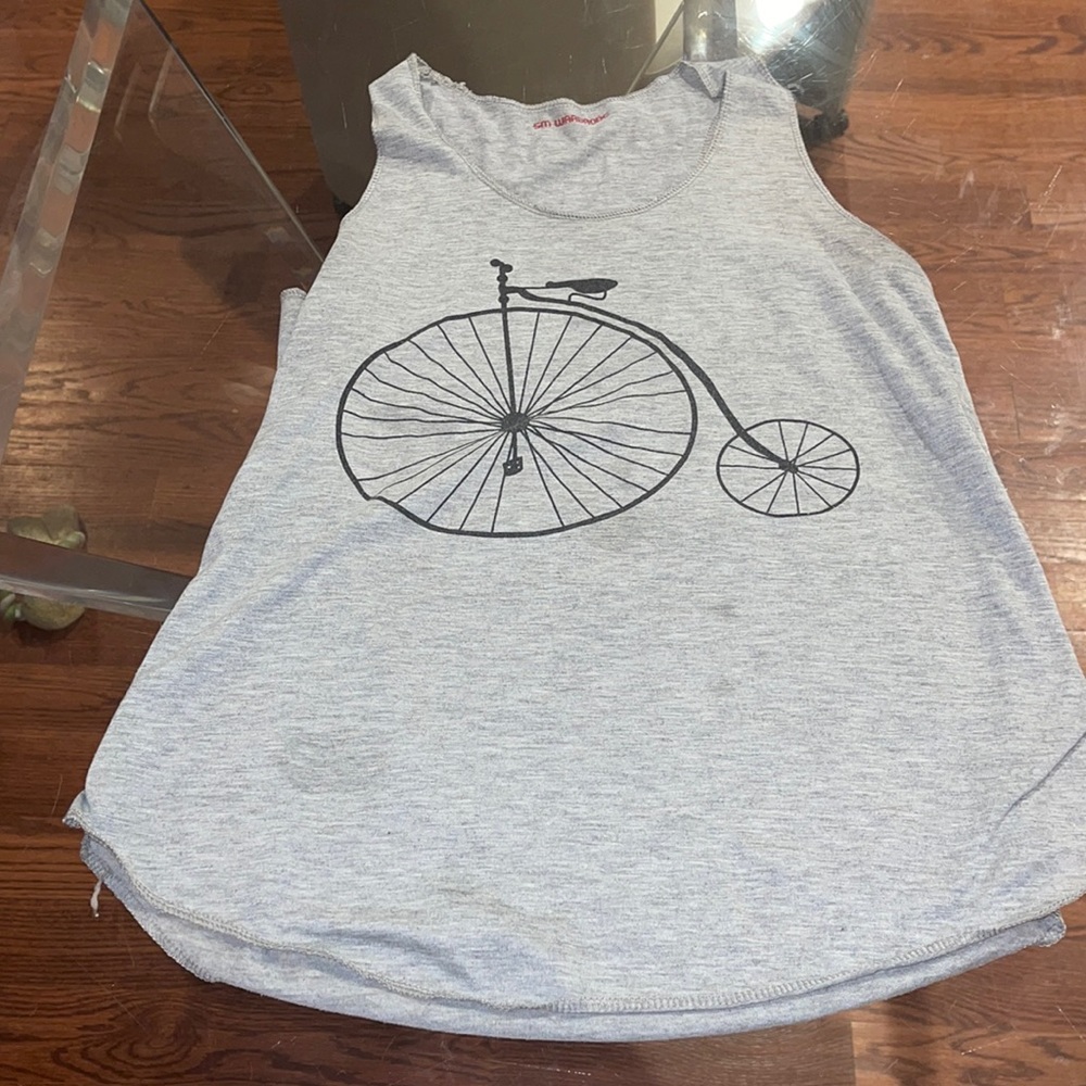 Graphic Ladies Gray  Tank Top s/m